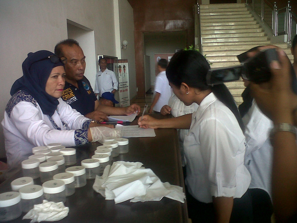 ASN di Ende Test Narkoba