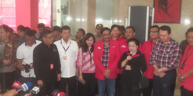 Megawati Ketua Umum Parpol yang Dampingi Ahok-Djarot Daftar Pilkada DKI
