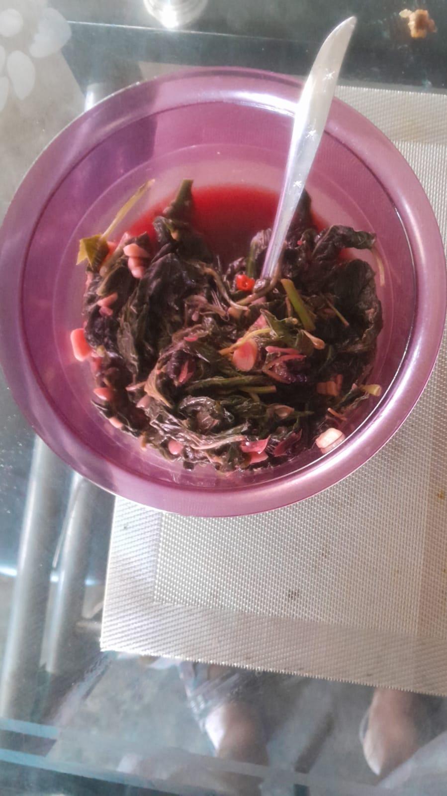 Kuliner NTT Makan Bayam Merah Redam Anemia, Harga Bayam Merah di Pasar Kasih Naikoten 1 Kota Kupang