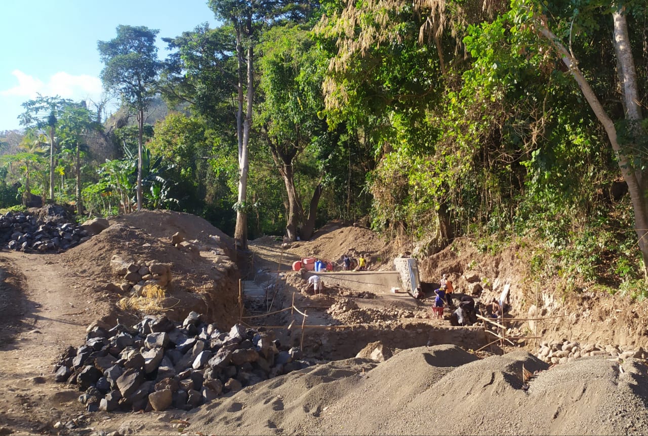 Proyek Bendung di Horowura Diduga Akan Mubazir, NIlai Proyek Rp 900 Juta