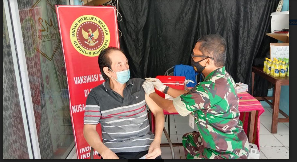 BINDA NTT Gelar Vaksinasi Massal Pfizer Bagi Pelaku Usaha UMKM