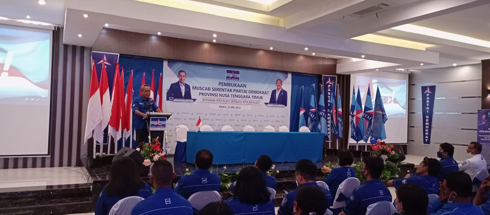 Di Muscab NTT BKH Bawa Pesan SBY dari Lagu Bryan Adams