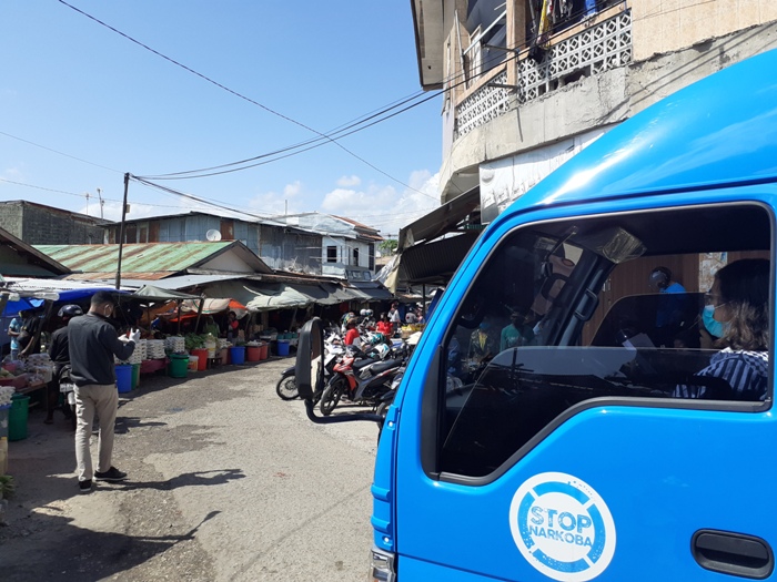 BNN Kota Kupang Sasar Pasar Oebobo dan Oeba Terkait Bahaya Narkoba
