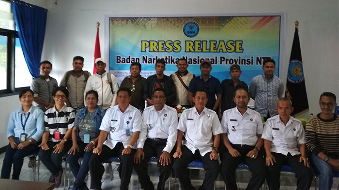 Selama Tahun 2018 BNN Provinsi NTT Ungkap 7 Kasus Peredaran Gelap Narkotika