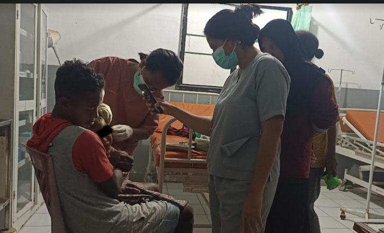 Bocah 2 Tahun Di Lewomada Sikka Digigit Anjing Dirujuk Ke RSUD Tc Hilers Maumere