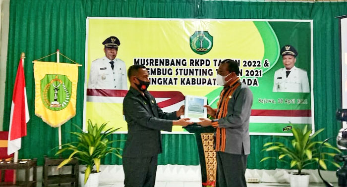 Bupati Ngada Buka Kegiatan Musrembang RKPD Tahun 2022 dan Rembung Sunting 2021