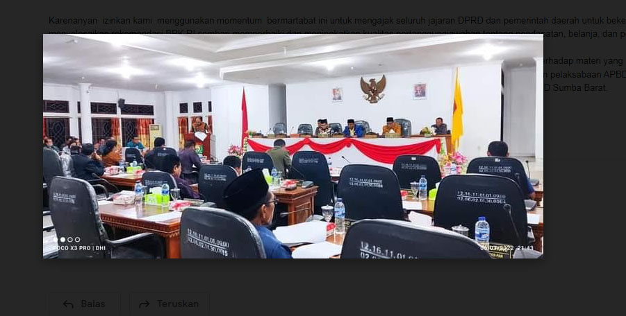 Bupati Sumba Barat Tetapkan Perda Perubahan APBD Tahun Anggaran 2022