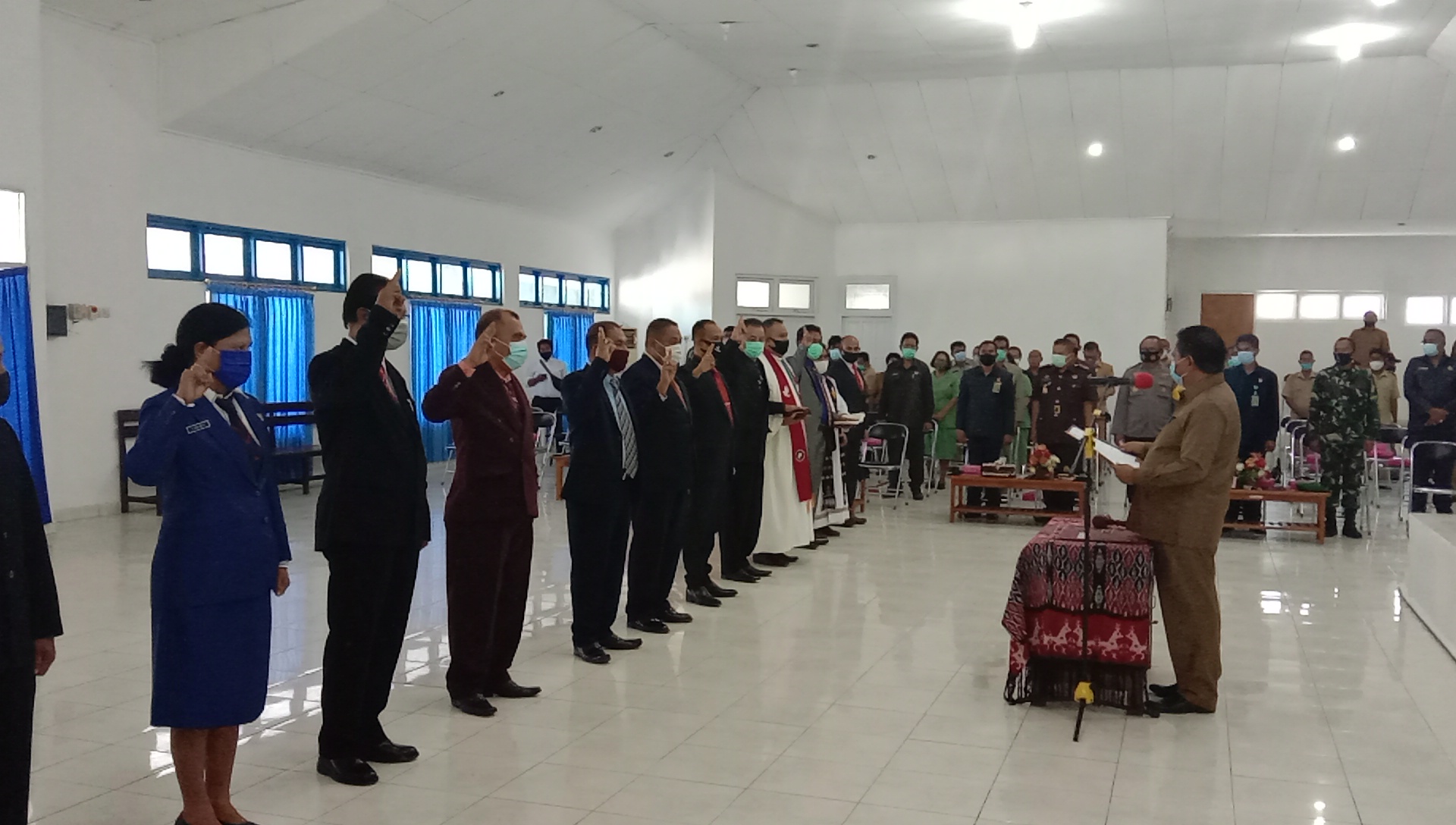 Beginilah Suasana Pelantikan Delapan Pejabat Tinggi Pratama di Sumba Timur, Simak Yuk