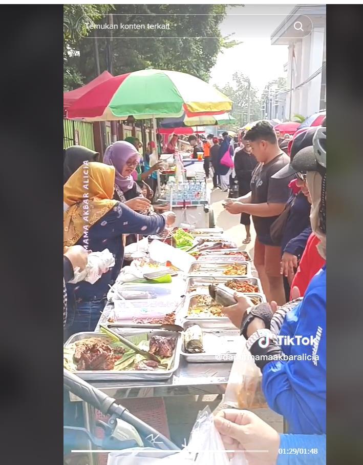 Video Viral TikTok, Sarapan Pagi di Dapur Pelangi, Lokasi Car Free Day Bekasi,Jawa Barat