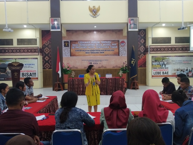 Kanwil Kemenkumham NTT Dorong Pendamping Desa Model di NTT Wujudkan Desa Layak Anak
