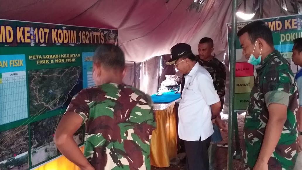 Buka Akses Jalan Ke Dua Obyek Wisata Di Panite, Bupati Tahun: Terima Kasih Kodim TTS