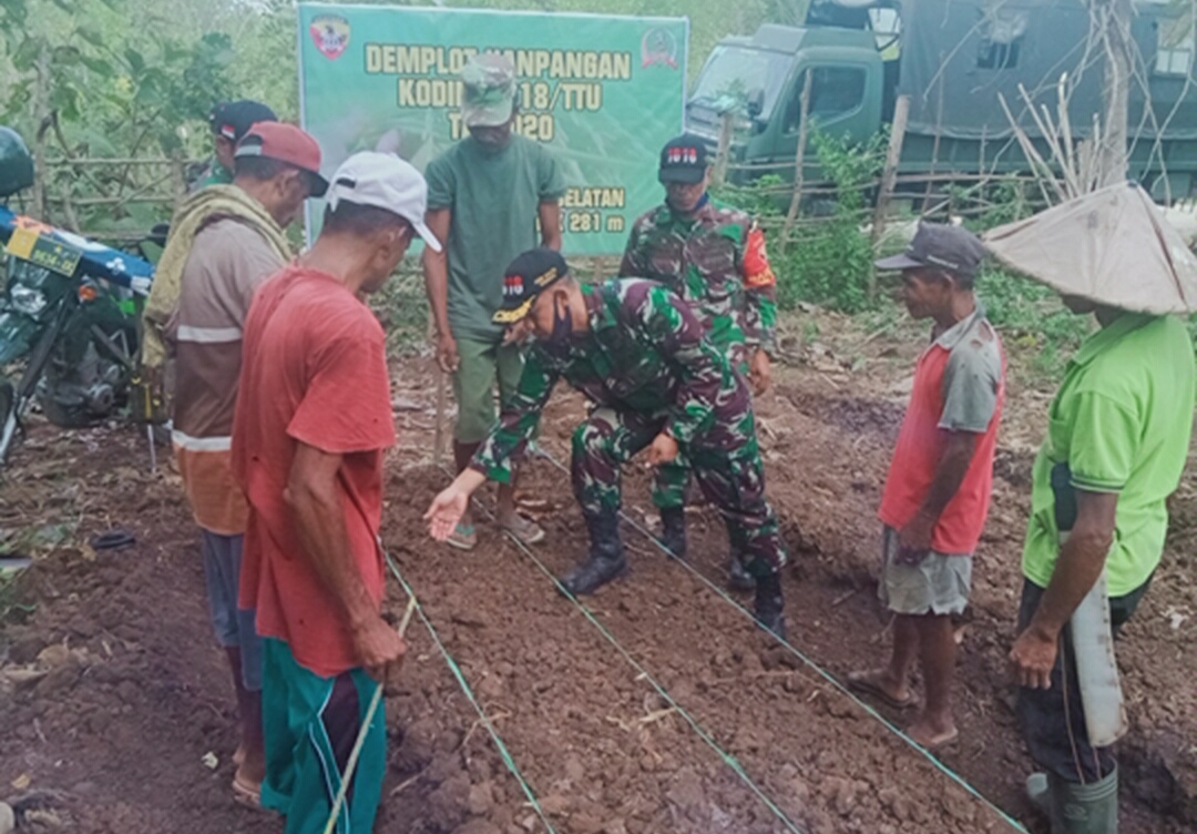 Kodim TTU Tanam Jagung Hibrida di Naiola, Dandim Roni: Kami Dukung Program Tanam Jagung Panen Sapi
