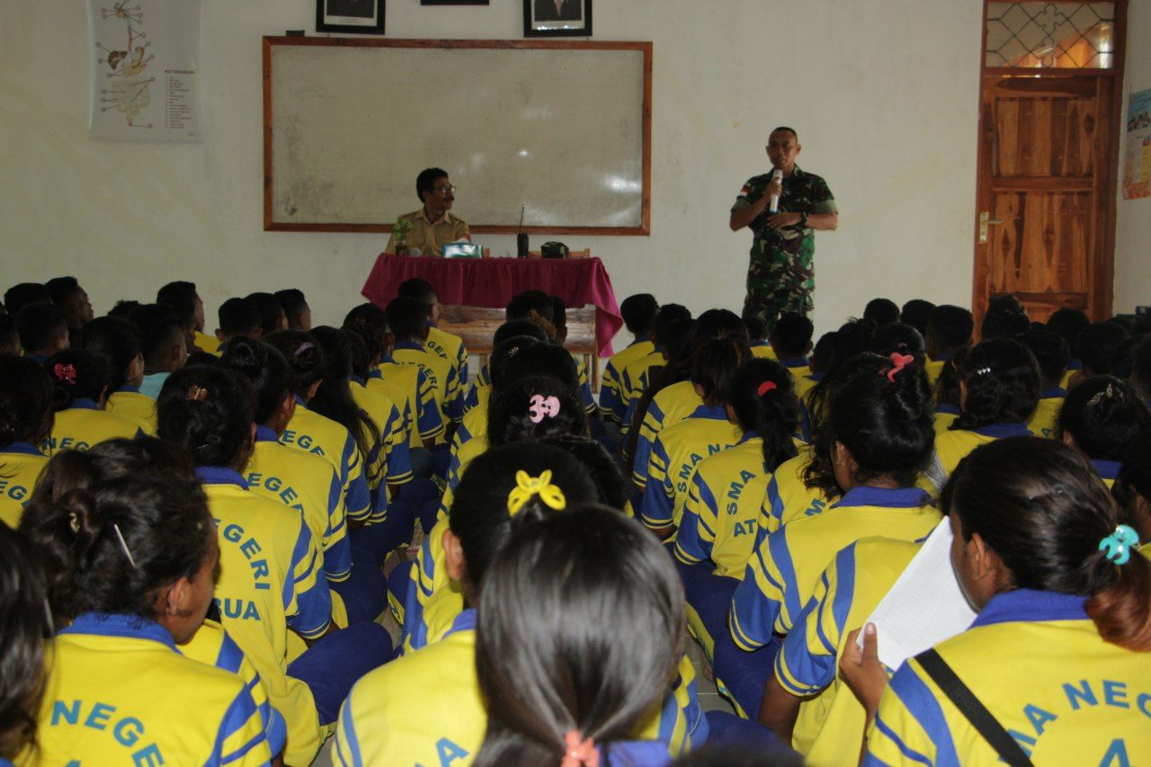 Ini Pesan Dansatgas Buat Pelajar SMAN 4 Atambua