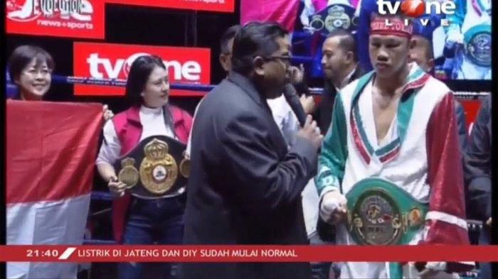 Daud Yordan Menang TKO atas Aekkawee Kaewmanee di Ronde 6, Nonton Video Detik-detik Kemenangannya