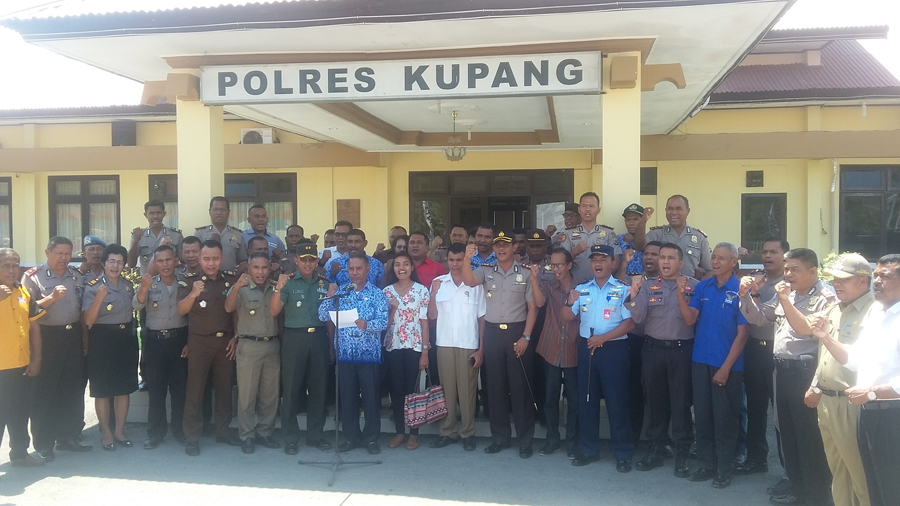 Plt Sekda Pimpin Deklarasi Pileg dan Pilpres 2019 Aman di Kabupaten Kupang