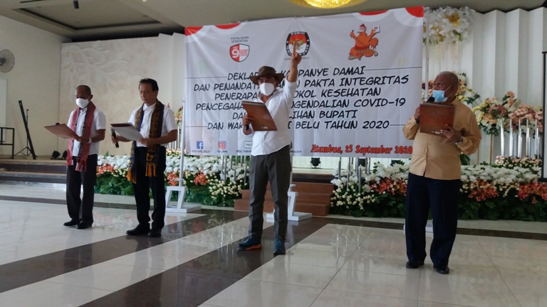 Pakta Integritas: Calon Siap Terima Sanksi Apabila Melanggar Protokol Covid-19