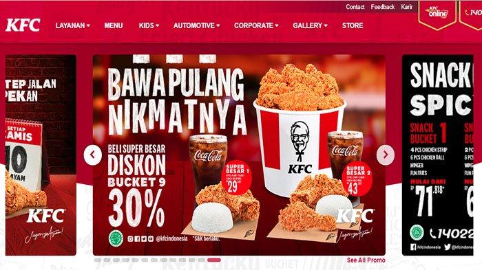 KFC Hari Ini 23 Maret 2021, Paket Super Besar 1Potong Ayam Nasi Cocacola Ada Diskon 30% Untuk Bucket
