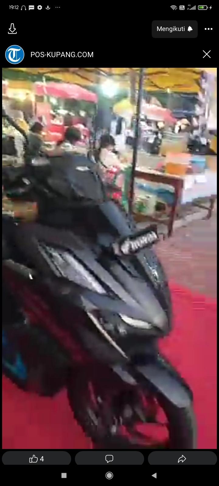 Dinamika Motor Bawa Tiga Unit Sepeda Motor Pada Event Jalan Santai Pos Kupang