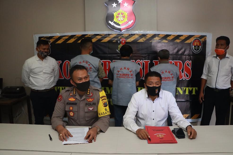 Polda NTT Tahan Tiga Tersangka dalam Kasus Dugaan Korupsi Proyek Irigasi TTU, Ini Identitas Mereka