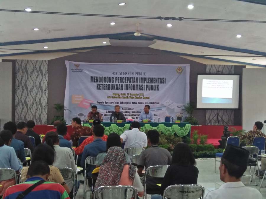 Emanuel Akan Bawa Aspirasi Pembentukan Komisi Informasi NTT di DPRD NTT