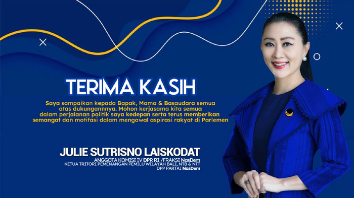 Dua Tahun Jadi Wakil Rakyat di Senayan, Ini yang Dilakukan Julie Sutrisno Laiskodat