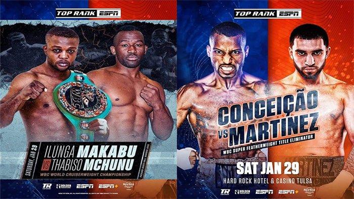 Jadwal Tinju Dunia Edisi Januari 2022, Ilunga Makabu versus Thabiso Mchunu