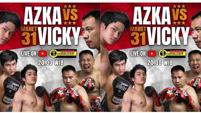 2 Hari Lagi, Dendam Membara Azka Corbuzier Siap Hancurkan Vicky Prasetyo di Atas Ring Tinju