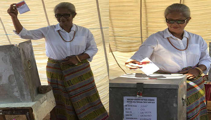 Berpapasan Dengan Warga Pemilih di Hari Pencoblosan, Emi Selalu Mengatakan Hal Ini