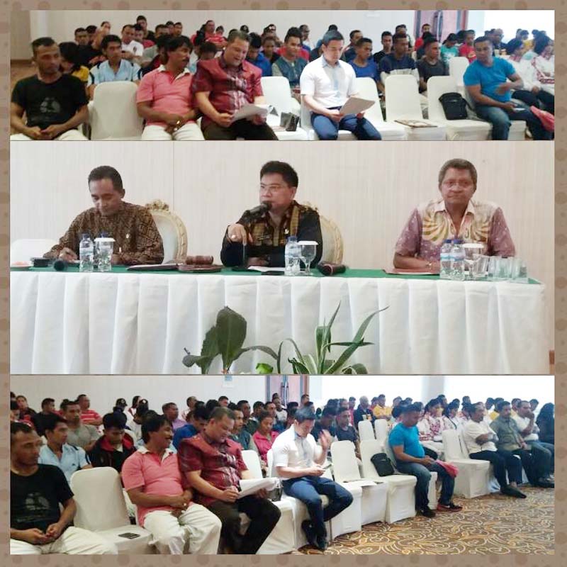 Frans Lebu Raya dan Andre Koreh Motivasi Atlet