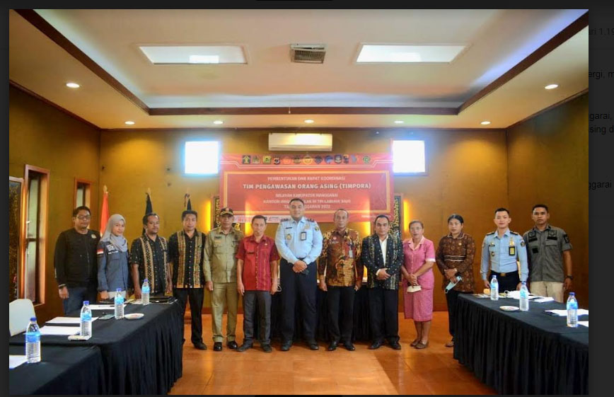 Imigrasi Labuan Bajo Rakor Tim Pengawasan Orang Asing