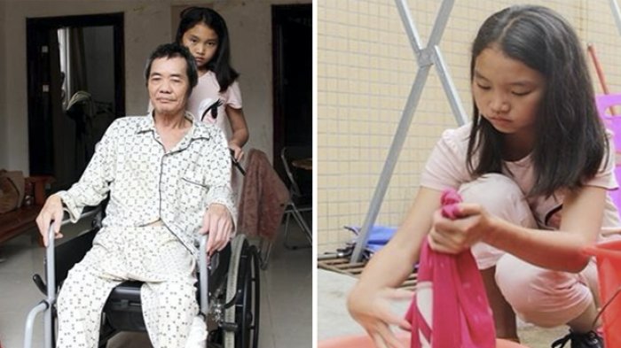 Gadis ini Lakukan Hal Tak Terduga pada Ayah Angkatnya yang Lumpuh