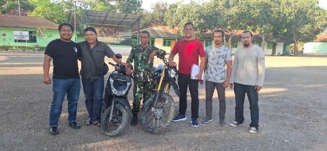 Kodim 1605/Belu Bantu Buser Polres TTU Gagalkan Penyelundupan 2 Unit Sepeda Motor ke Timor Leste