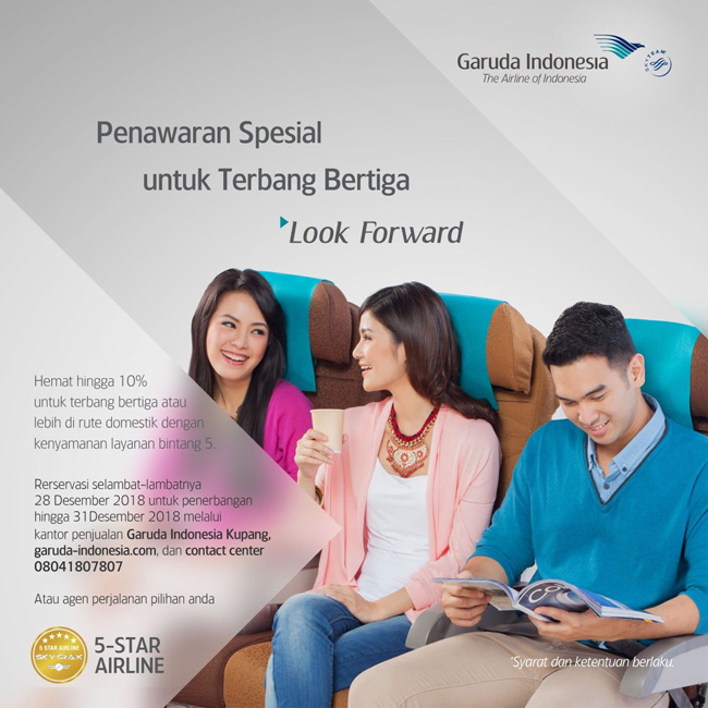 Mau Dapat Diskon 10 Persen dari Garuda Indonesia? Ini Syaratnya