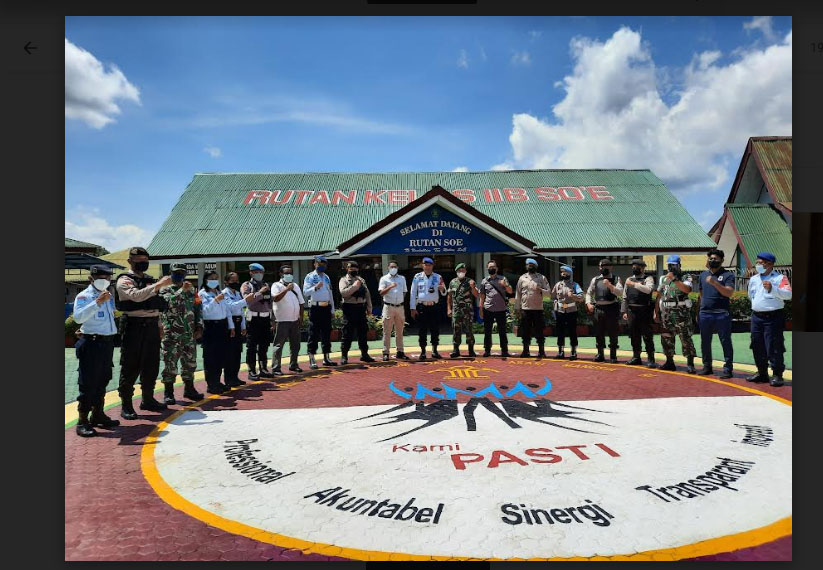 Tim Gabungan Geledah Warga Binaan Rutan Kelas IIB SoE