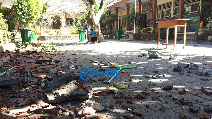 Gempa Bumi 6.0 SR Guncang Bali, 3 Siswa dan 1 Guru Luka-luka Tertimpa Runtuhan