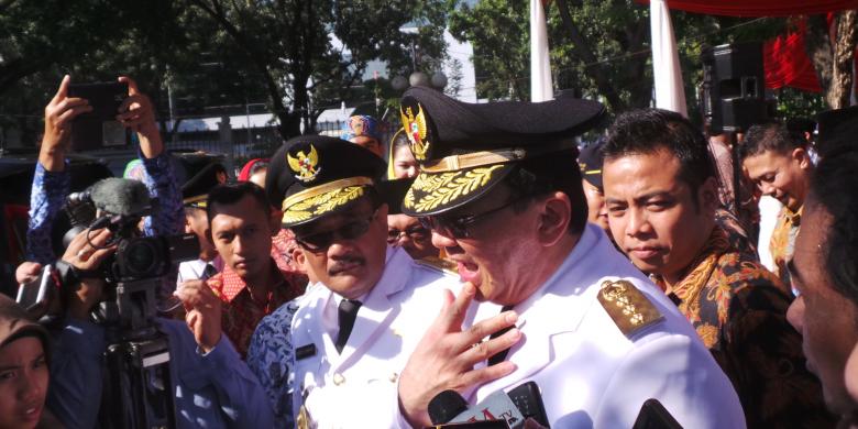 Bila Ahok dan Djarot Disuguhi Sepasang Roti Buaya pagi ini