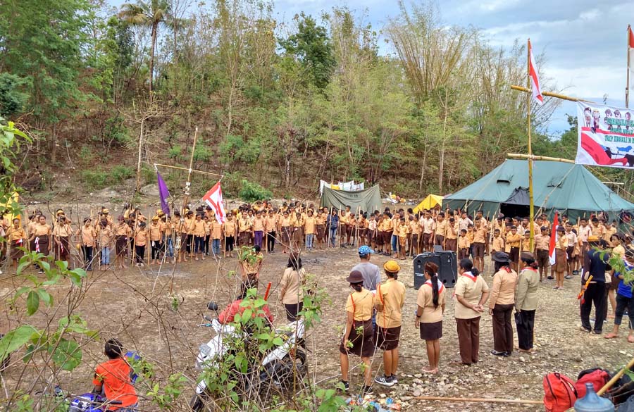 Ini Tujuan Utama Kegiatan Pramuka di Gudep Persiapan SMP Negeri 20 Kupang