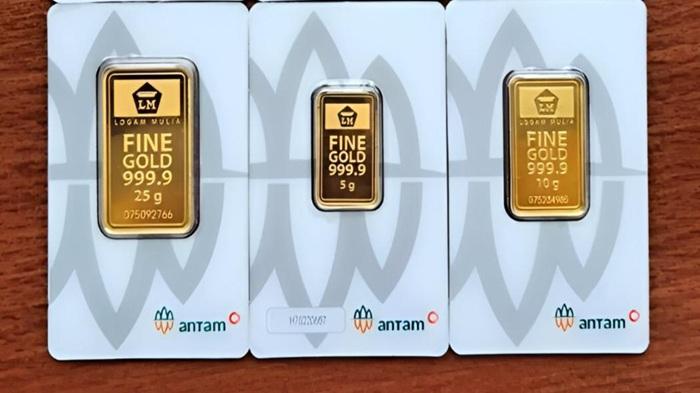 Harga Emas Turun Hari Ini Minggu 12 April 2026 Tapi Masih Level Tingg , Cek  Harga Emas Antam 