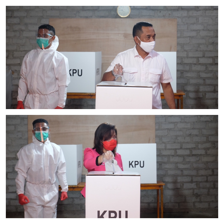 Pilkada Manggarai 2020, Real Count KPU, Paslon Hery-Heri Sementara Ungguli Paslon Deno-Madur