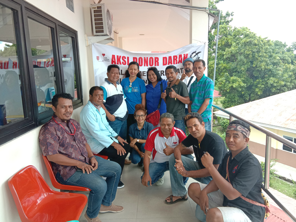 Menyambut HPN 2019, Jurnalis Sumba Timur Gelar donor Darah