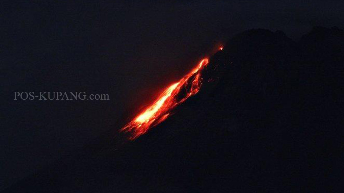 Gunung Merapi Muntahkan Guguran Lava Pijar 11 Kali Hingga Pagi Ini
