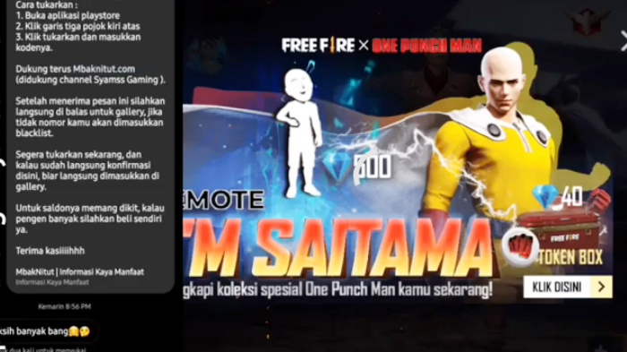 UPDATE KODE REDEEM FF Hari Ini 23 Januari 2021, Buruan Tukar Kode Redeem Free Fire Terbaru