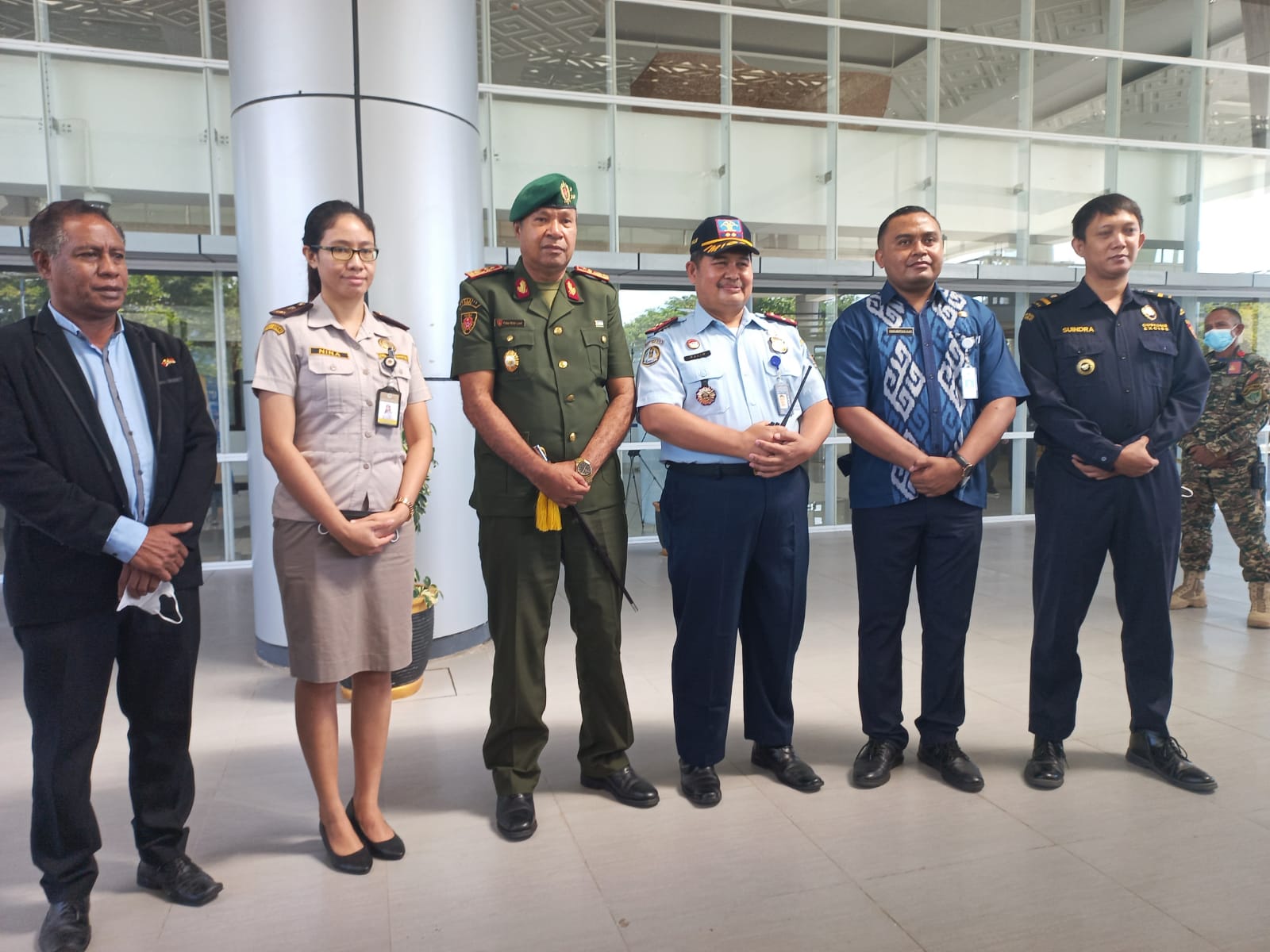 Kepala Imigrasi Atambua Sambut Kedatangan Panglima Jenderal Timor Leste di Motaain