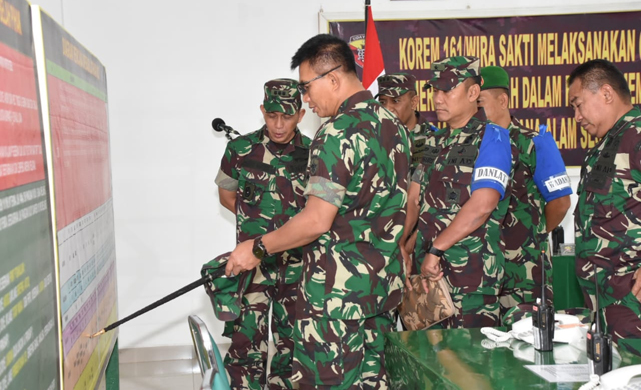 Ini Pesan Pangdam IX/Udayana Saat Pantau Latihan Posko I Korem 161/Wira Sakti