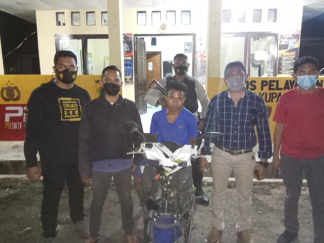 Polsek Kupang Tengah Ringkus Tersangka Buronan Kasus Curanmor