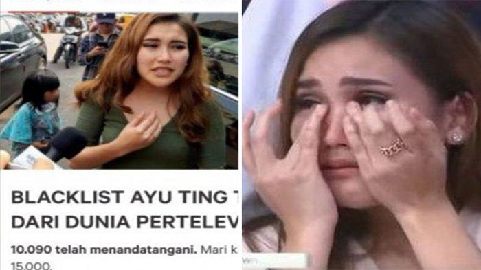 Natizen Desak Ayu Ting Ting Mundur, Petisi Viral Blacklist Ayu Ting Ting Tembus Angka 24 Ribu