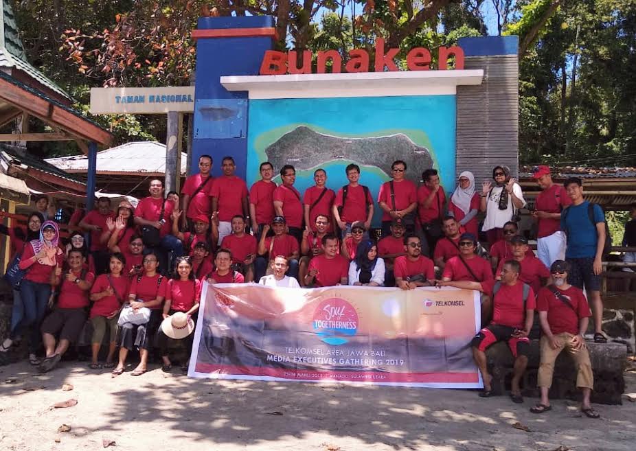 Dukung Pariwisata, Telkomsel Ajak Jurnalis Kunjungi Taman Laut Bunaken