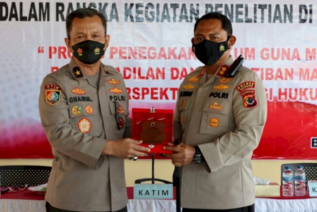 Tim Supervisi STIK Lemdiklat Polri Kunjungi Polres Kupang
