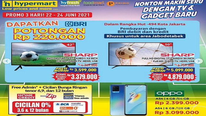Hypermart Promo Camilan Nonton Euro Assorted Mini Pastry Rp9.900/100g, Beli2 Gratis1 Taro Kuaci