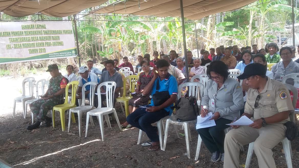 BPTP NTT Fasilitasi Bimtek Tematik Panen-pasca Panen dan Temu Lapang Petani di Pariti